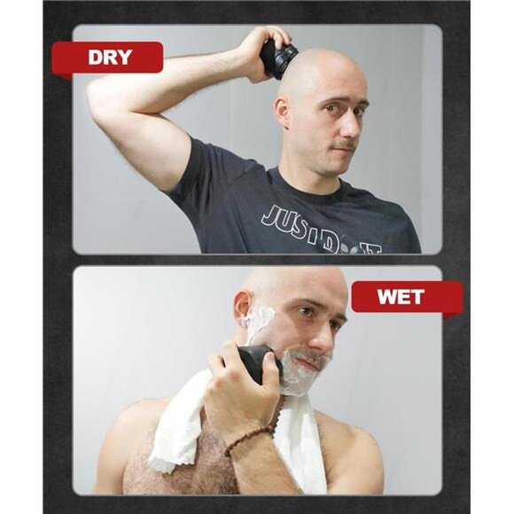 Head Shavers for Bald Men，10000 RPM High Speed 6D Magnetic Electric Razor - Picture 6 of 7